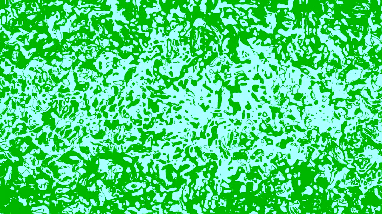 Flowing water motion graphics with green screen background