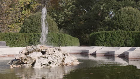 scenic fountain in a park setting