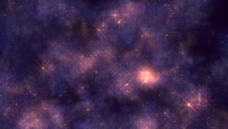 Glowing-purple-and-pink-nebula-with-brightly-shining-stars