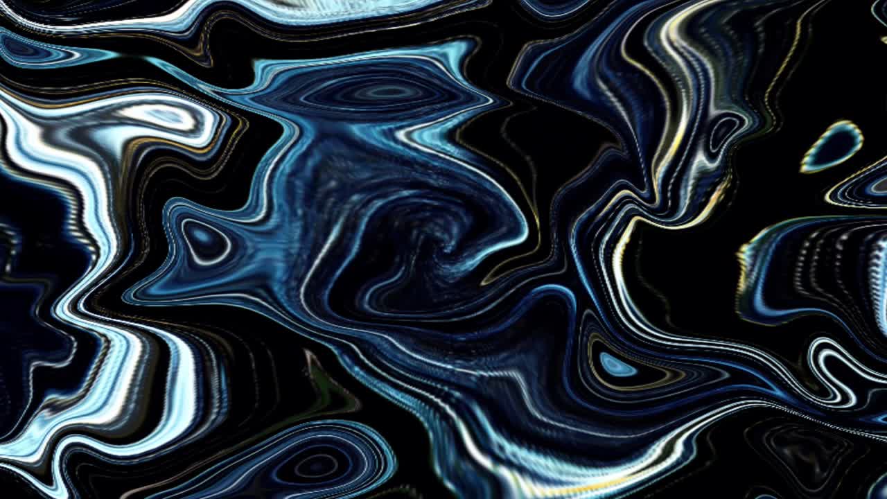 Unique elegant liquid art pattern movement with beautiful colorful fractal lines.