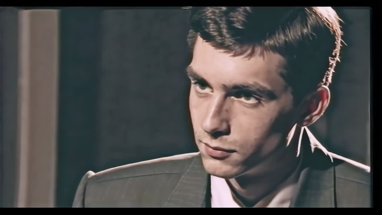 Man in a suit, close-up