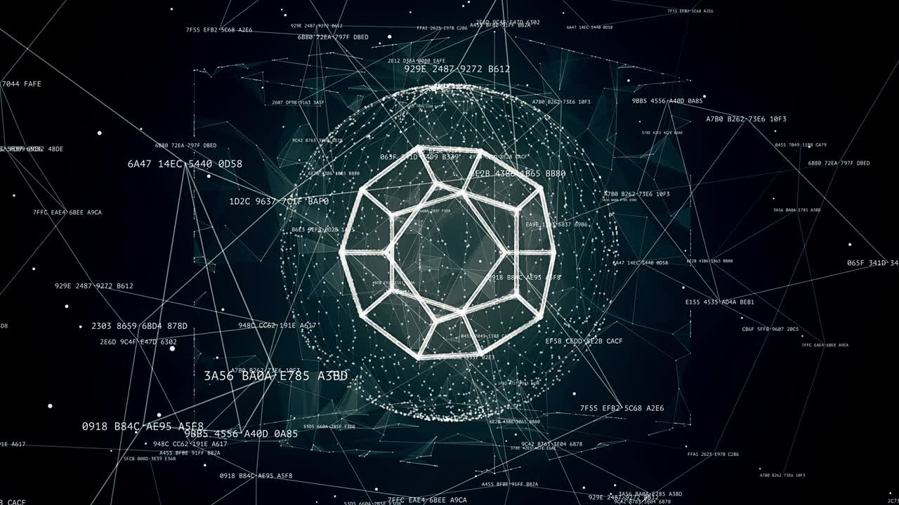 구 안에서 회전하는 물체