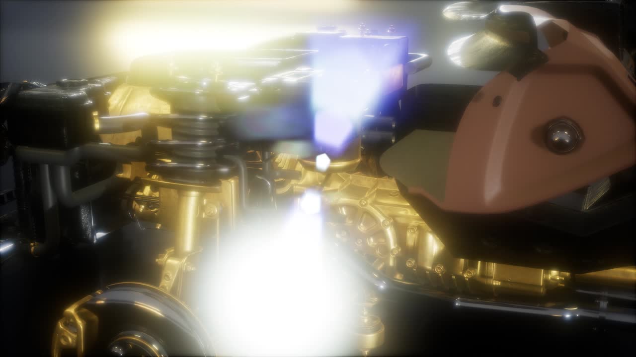 motor y otras partes visibles en el coche