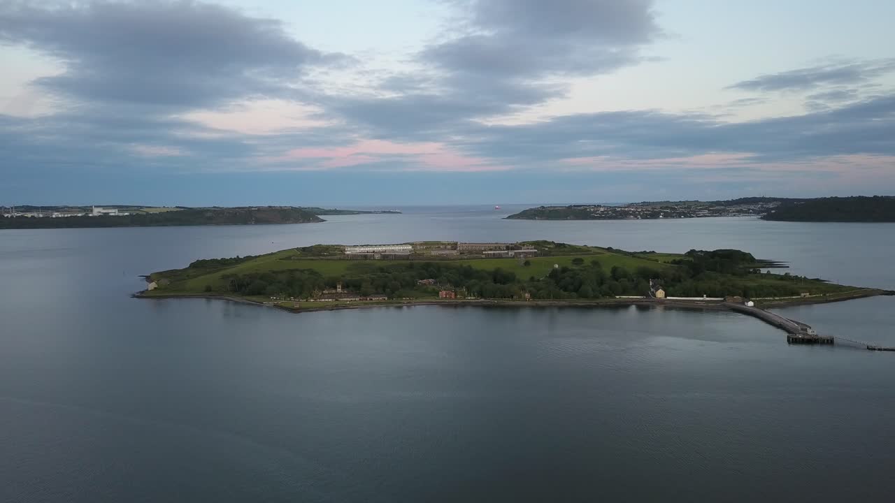 haulbowline 섬 드론 개요 cobh co. 코르크