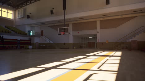 empty basketball court