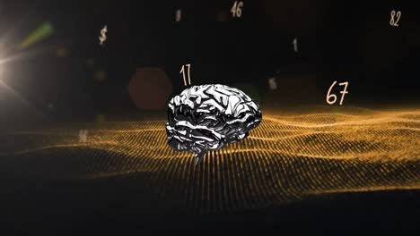 animation of human brain and data processing