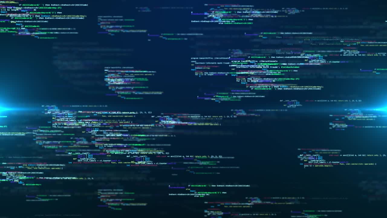 Abstract hologram 3D Big Data Digital City with futuristic matrix Technology background