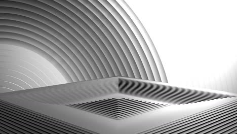 animation of moving rainbow grey square surface and background