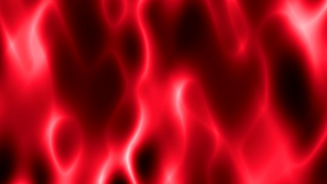 추상적인 네온 배경 프랙탈 라인 루프 빨간색