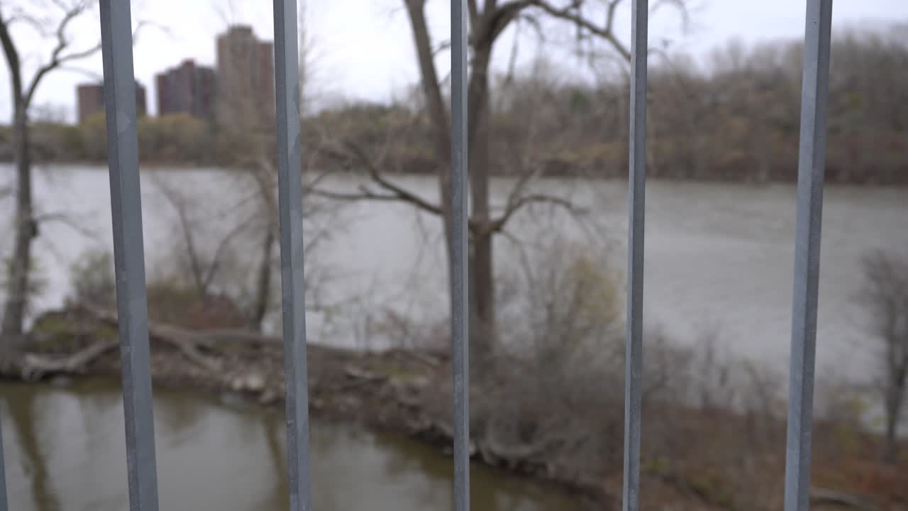 River view from a bridge