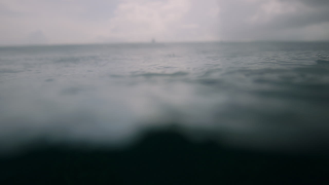 Rainstorm Over the Ocean