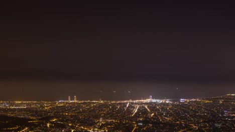 barcelone tibidabo starlapse 4k 03