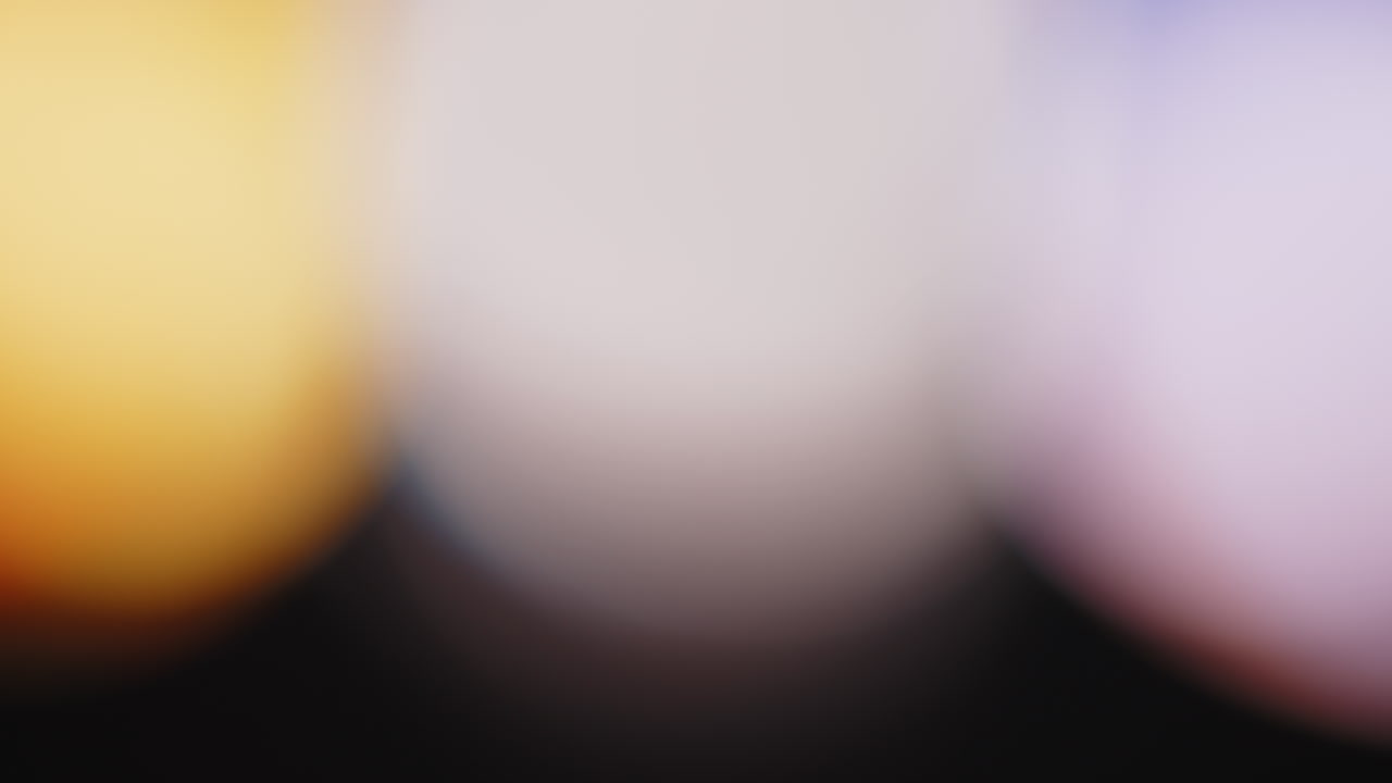 Light Leaks blurred 4K footage, Moving blinking circle lens glow flare bokeh overlays, transitions