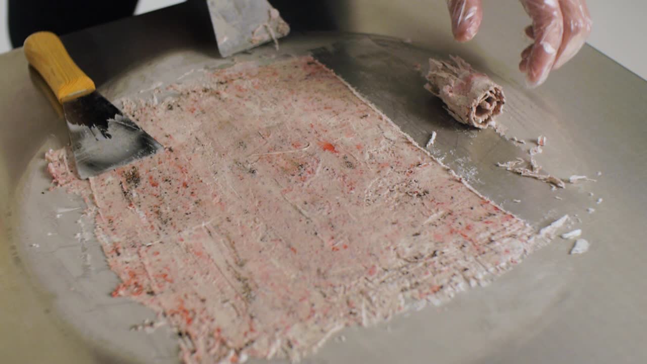 hacer helados enrollados