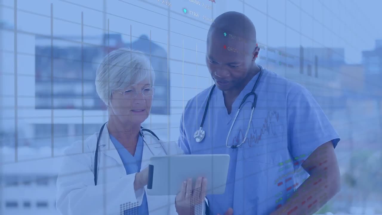 Animation of scope with data processing over diverse doctors using tablet