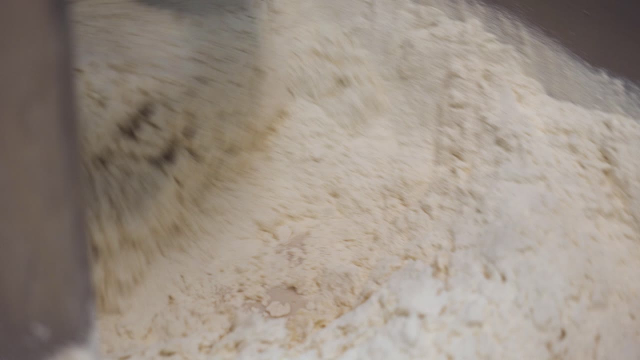 산업용 부에서 밀가루 는 과정