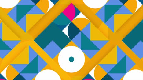 abstract geometric pattern with colorful shapes