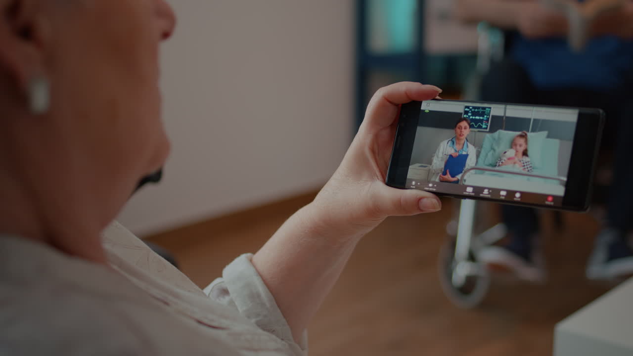 Telemedicine Consultation with Family