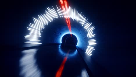 Futuristic Speed Tunnel
