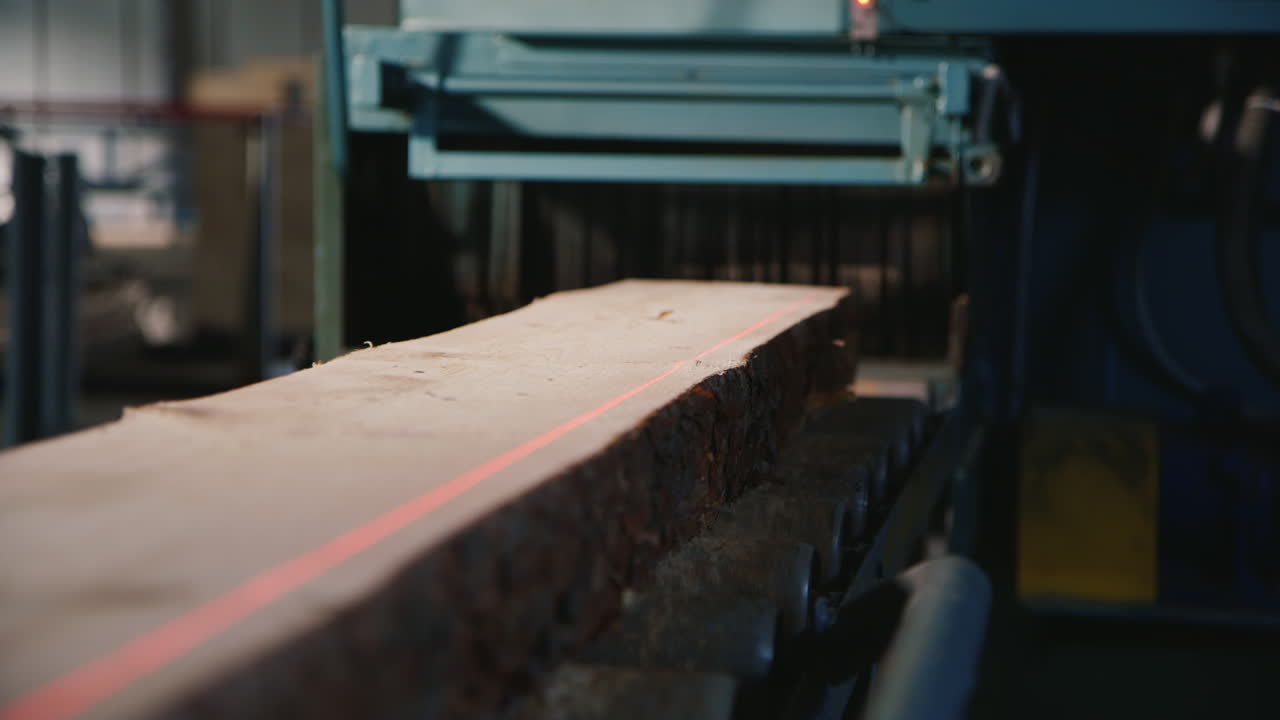 troncos cortados en tablas planas ordenadas 2