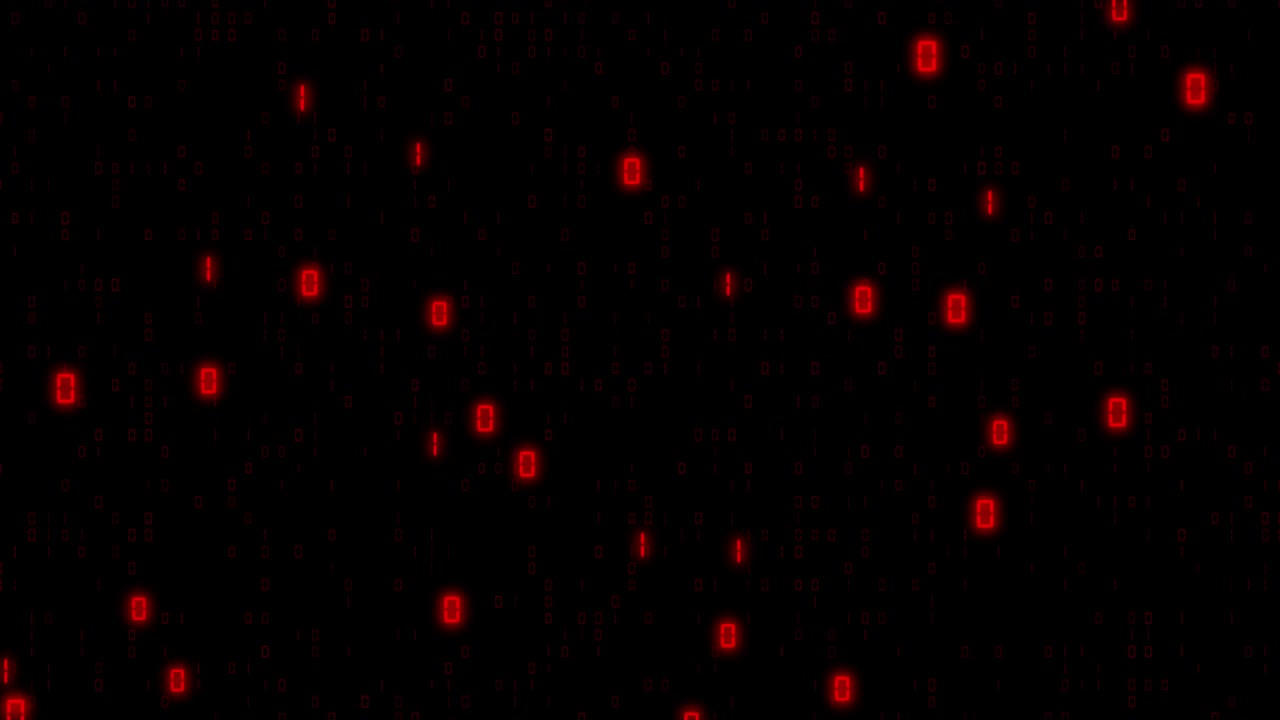 이진 코드와 함께 추상적인 배경