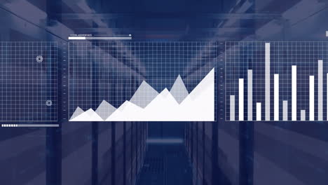 Animation-of-data-processing-over-computer-servers