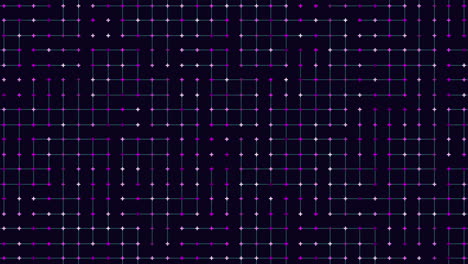 patrón de cruces de colores con líneas conectadas