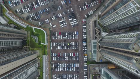 drone footage of tseung kwan o city, hong kong