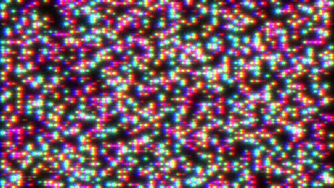 digital neon led dots pattern with glitch effect