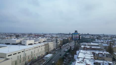 xmas berlin nevada nublada nieve de invierno en los techos