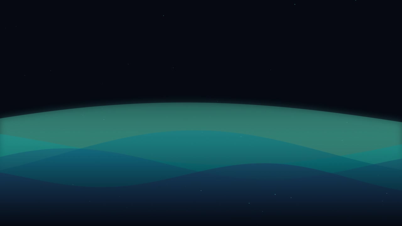 Abstract Motion Background with Flowing Teal and Blue Waves