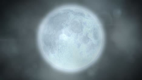 animación del planeta tierra con manchas brillantes de luz y nubes en fondo gris