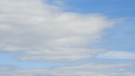 clouds time lapse, blue sky