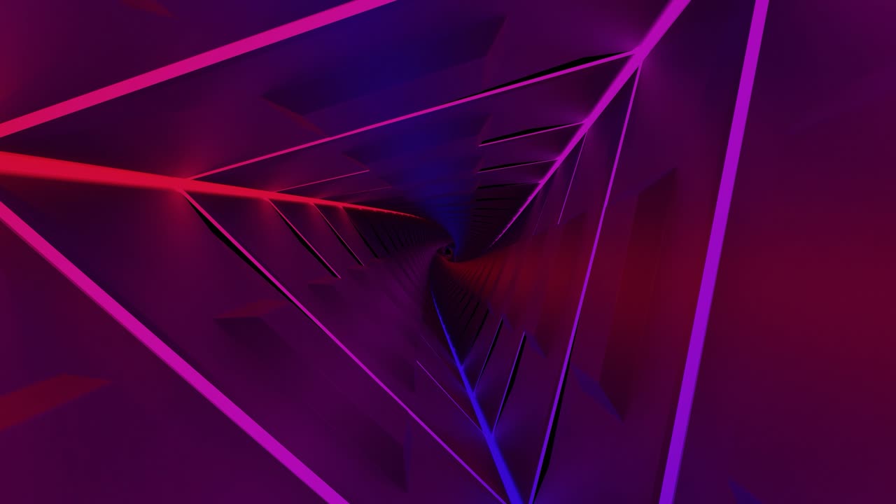Abstraktní psychedelický tunel se zářícími liniemi