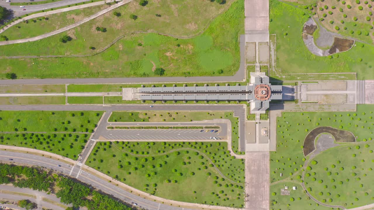 самолет сверху вниз сбоку над фаро колона латинский крестообразный, санто доминго