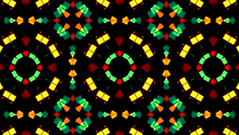 fondo de video caleidoscópico colorido. telón de fondo abstracto
