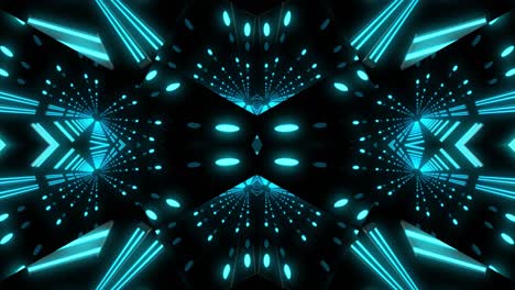 fondo abstracto del túnel de neón