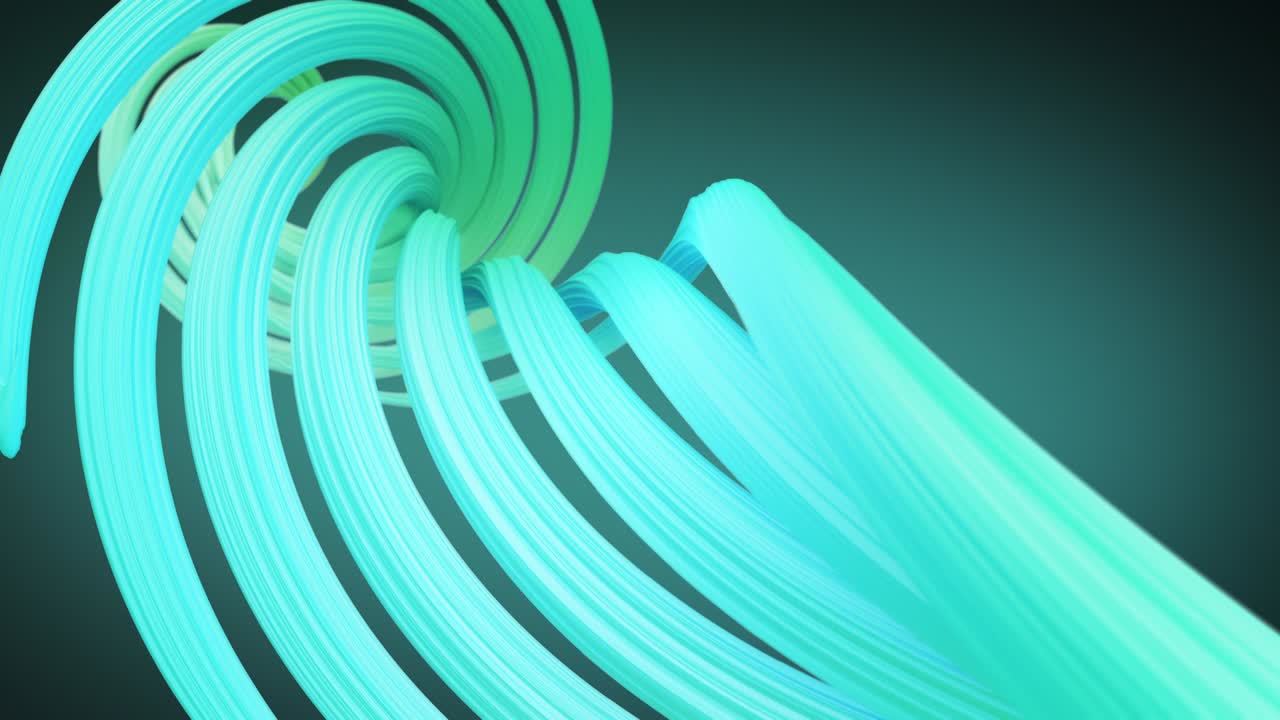 Abstract colorful pastel swirl, natural curve art background. Curved and wavy pattern with Candy texture and subsurface scattering. 3D render loop