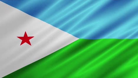 Flag-of-Djibouti-Waving-Background