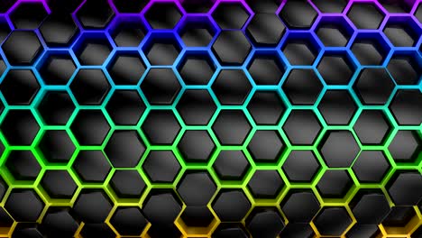 fondo de los hexágonos