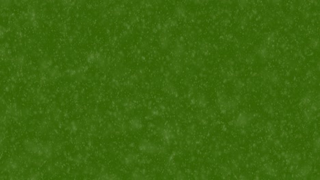 snowfall animation on green screen background - seamless loop