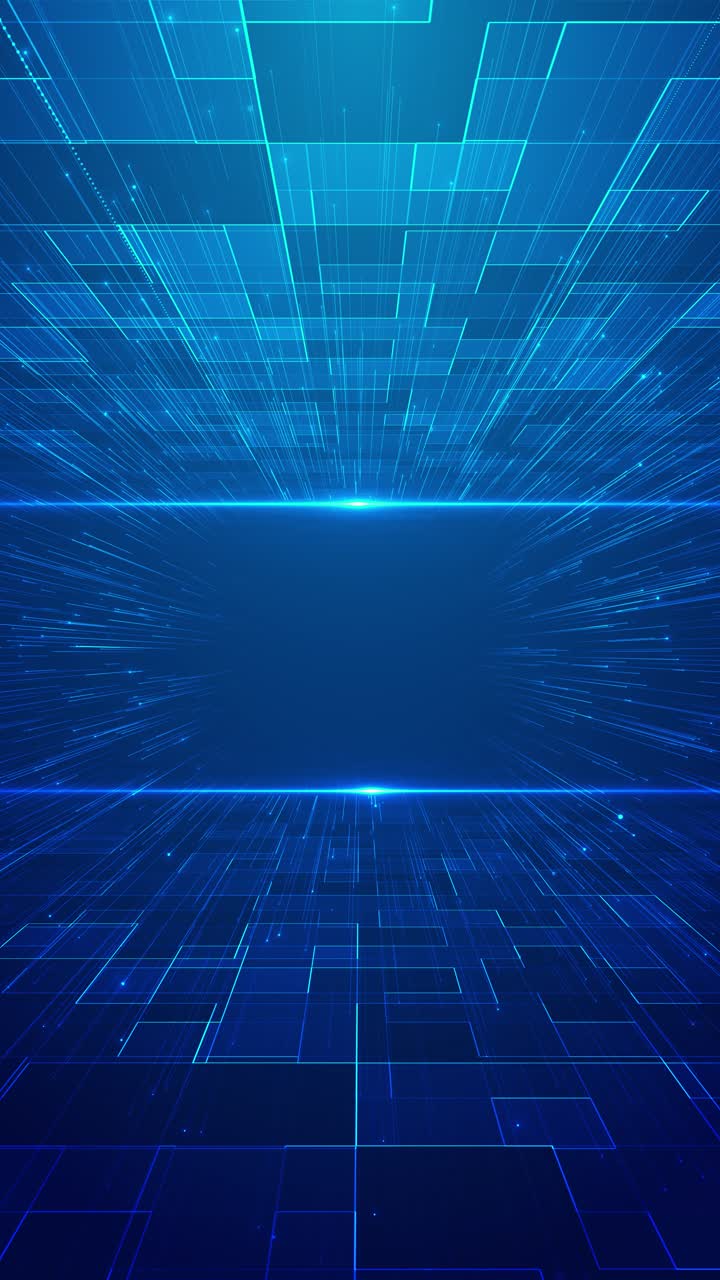 Digital cyberspace particles digital data network connections high speed data technology abstract