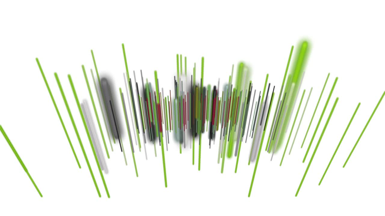 느린 동작에서 줄무 물체와 함께 환상적인 애니메이션, 4096x2304 루프 4k