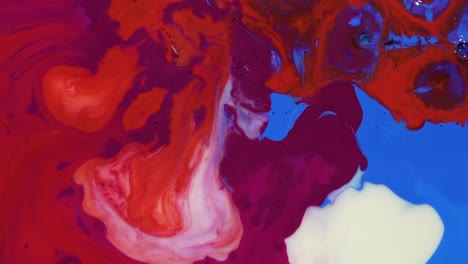 colores de vertido de pintura abstracta