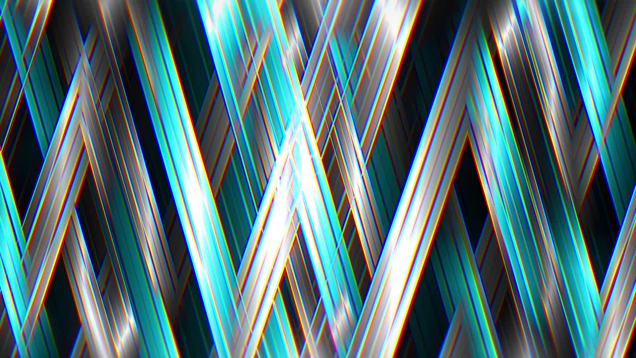 Sfondo Dinamico con Linee Geometriche Astratte in Movimento e Luminose
