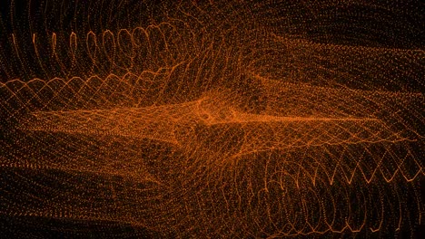 orange color dot shape pattern animation motion graphics