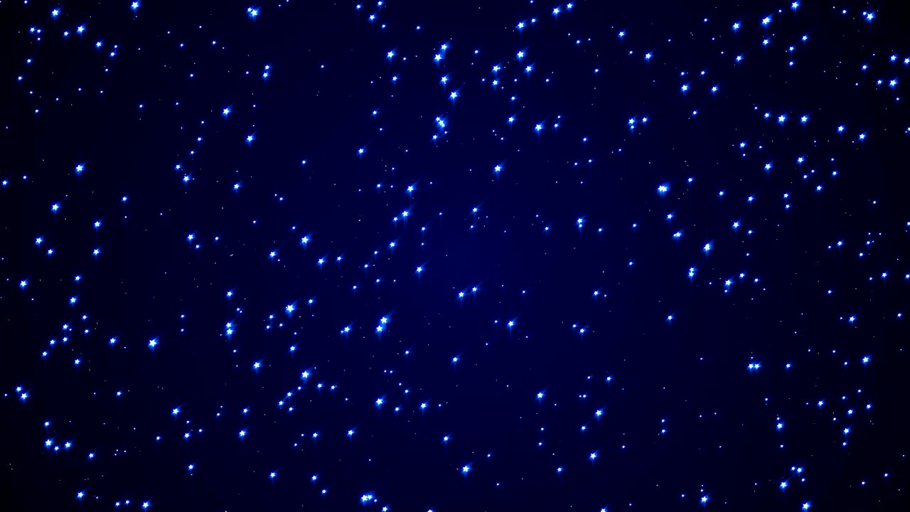 파란 별 배경