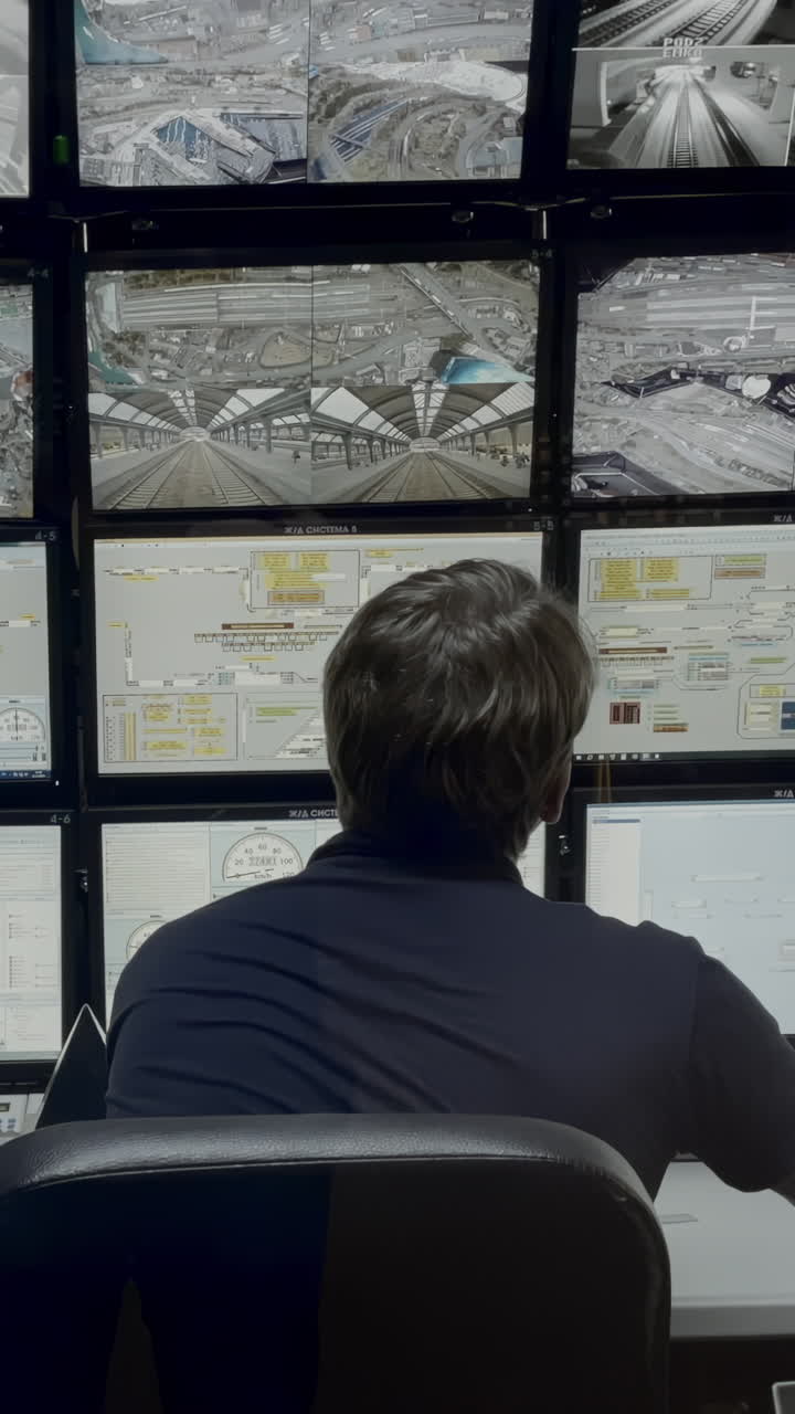 sala de control de trenes