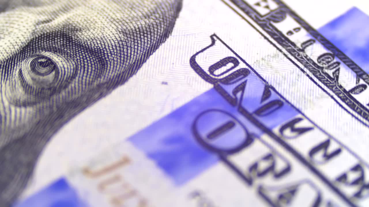 벤자민 프랭클린 대통령의 초상화 100달러 지폐