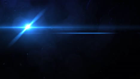 abstract blue light lens flare